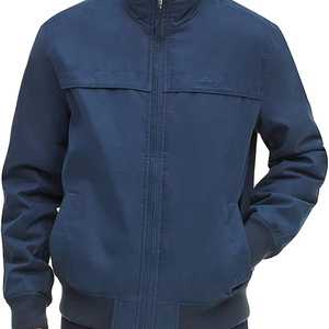 Giacca Bomber con Colletto Rialzato in Tela Personalizzata con il Tuo Logo, Prezzo all'Ingrosso, Alta Qualità, Abbigliamento alla Moda per <span class=keywords><strong>Uomo</strong></span> - Product Image 1