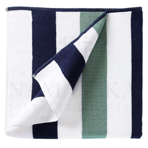 Oversized Elegant Pool Beach Sand Travel Cabana High Quality Soft Cotton Breathable Eco-Friendly <b>Quick</b> <b>Dry</b> Striped <b>Towels</b> Hot - Product Image 6