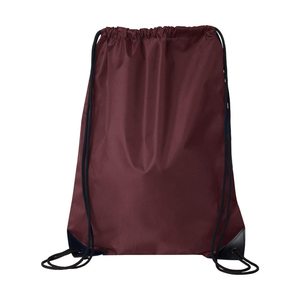 Sacs à cordon en polyester personnalisés avec logo Toile pour sac à dos de sport et emballage promotionnel - Product Image 2
