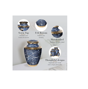 Precio al por mayor Urnas de cremación para suministros funerarios Urnas de recuerdo de diseñador tradicional Calidad Premium - Product Image 3