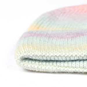 Top nuevo hecho a medida cadena bordada moda gorro pescador Hipster Unisex rosa/galleta/Blanco/piel sombreros de punto de invierno - Product Image 5