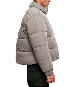 Veste matelassée courte pour homme à manches longues, personnalisée, de haute qualité, en gros, marque privée, impression personnalisée, imperméable, printemps - Product Image 2