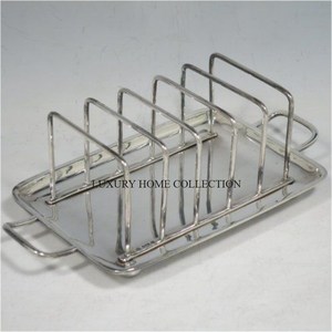 High demand Victorian style antique finished metal toast racks with durable rustproof coating for long lasting performance - Product Image 3