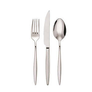 Wholesale 3-Piece <b>Small</b> Size Silverware Flatware Set Stainless Steel <b>Table</b> Cutlery Including Spoon Fork Knife Tea <b>Coffee</b> Usage - Product Image 6