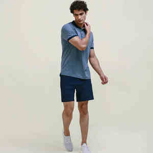 Ropa de hombre al por mayor personalizada de alta calidad, manga corta para Polos, Camisetas, superventas, tela de lona con patrón sólido - Product Image 4