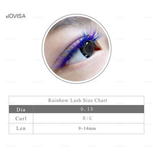 Extensión de pestañas de color LASH | Pestañas de color - Product Image 5