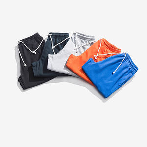 Custom Plain Cotton <b>Shorts</b> Men <b>Women</b> Streetwear Casual Drawstring Waist <b>Loose</b> Fit Comfy Soft Colorful Summer <b>shorts</b> DDP shipping - Product Image 3