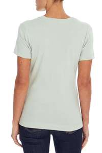 Camiseta de Invierno para Mujer, 100% Algodón, Estilo Urbano, Manga Corta, Bordada, Lisa, Anti-Pilling, Personalizable - Product Image 3