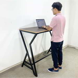Escritorio Industrial/Moderno de 120x60x105cm, Madera Contrachapada con Patas de Hierro, Requiere Ensamblaje STD68031 - Product Image 2