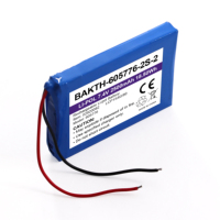 Baterai BAKTH-605776P-2S-2 2500mah 7.4v Li-pol Isi Ulang, Penjualan Panas Pabrik