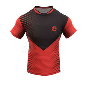 Dernier modèle de maillot de rugby personnalisé pour hommes, respirant, grande taille, manches courtes, impression par sublimation - Product Image 2