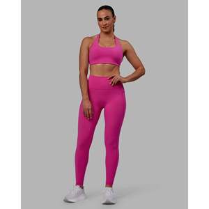 Leggings de Yoga Fusion Ultra High-Rise con Bolsillos, Color Rosa Fucsia, Térmicos, Estampados, Talla 3XL - Product Image 1