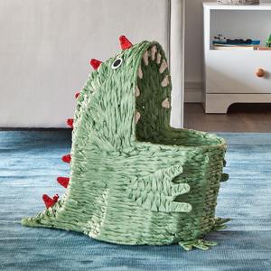 ตะกร้าสานจากผักตบชวา รูปทรงไดโนเสาร์ ตะกร้าเก็บของทำมือ ขายส่ง เป็นมิตรกับสิ่งแวดล้อม ผลิตในเวียดนาม - Product Image 1