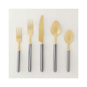 Poignée en résine multicolore cuillère fourchette couteau vaisselle argenterie cadeau de mariage ensemble de couverts en acier inoxydable - Product Image 5