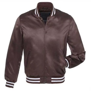 Chaqueta Varsity Gris para Hombre en PU con Mangas Negras, Corte Regular, Estilo Casual para Otoño, Cuello Camisero, Cierre de Botones - Product Image 6