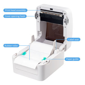 XP-420B vận chuyển máy in nhãn mã vạch 4x6 Máy tính để bàn mã vạch Nhãn dán nhãn Máy in nhiệt với màu xanh răng - Product Image 4