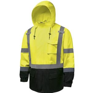 Veste d'extérieur de haute qualité en toile de printemps, réfléchissante haute visibilité, chauffante, imperméable et respirante, de sécurité, vente en gros OEM - Product Image 2