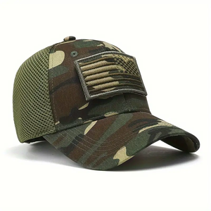Gorra de camuflaje con panel Original de alta calidad para hombre, sombreros ajustados de marca con logotipo personalizado para esquí al aire libre y escenas de pesca Vietnam - Product Image 5
