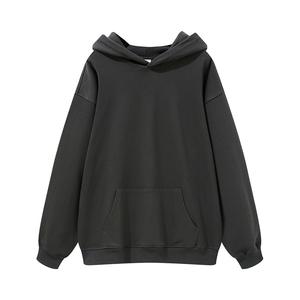 2025 Autumn Winter Collection Men's 650G Embroidered Custom Hip Hop <b>Hoodie</b> 10 Solid Colors Loose Fashion Pullover - Product Image 3