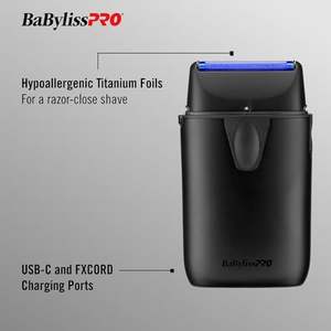 Rasoir électrique UV désinfectant noir à lame unique, longue autonomie, batterie lithium-ion, double lame, lavable pour le visage, pour remplacement en camping-car - Product Image 6