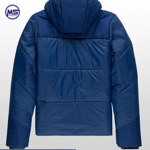 Chaqueta Acolchada Reversible Impermeable para Hombre, Diseño Delgado y Ligero, con Logotipo Personalizado, Cuello Alto, Material de Poliéster - Product Image 5