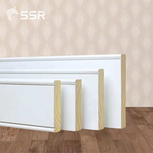 SSR VINA Top Choice Pin Bois Blanc Apprêté Conseil Boîtier Moulure Porte Fenêtre Cache Tabliers Wainscoting Décoratif Intérieur Garniture - Product Image 4