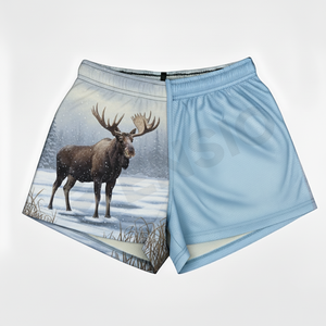 Pantalones cortos de rugby transpirables de dos tonos diseñados a medida Pantalones cortos de fútbol australiano rosa con sublimación transpirable con bolsillos - Product Image 5