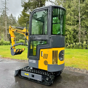 Mini-excavatrice sur chenilles de qualité supérieure 2024, 1 tonne, robuste, moteur KOOP, pompe hydraulique à haut rendement, boîte de vitesses Bosch Rexroth - Product Image 1