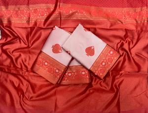 ผ้าแจ็คการ์ด pallu สวยดีไซเนอร์ล่าสุดใช้ได้ทั่วส่าหรี - Product Image 6