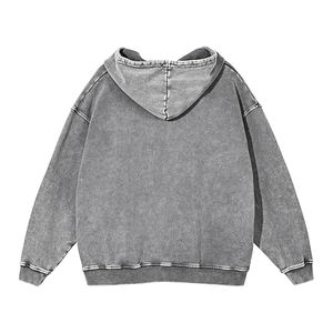 Sweat à capuche zippé pour hommes en coton biologique 100% de luxe pour l'hiver avec une qualité élevée et supérieure 450 GSM - Product Image 5