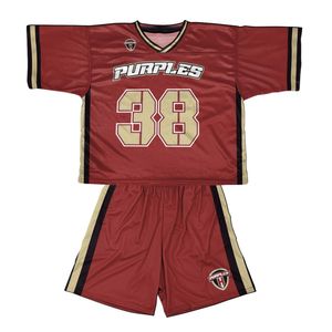 ชุดเสื้อลาครอสสำหรับผู้ชายชุดเสื้อกางเกงลาครอสสำหรับผู้ใหญ่ดีไซน์ใหม่ล่าสุดโลโก้ได้ตามต้องการ - Product Image 1