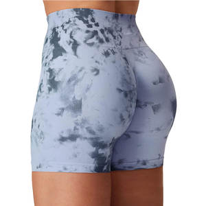 Pantalones cortos de yoga transpirables para mujer, tela elástica para gimnasio, ciclismo, correr y entrenamientos en Casa - Product Image 5