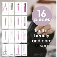 Kits de manucure de couleur unie de conception personnalisée professionnelle/nouveauté de haute qualité disponible en plusieurs couleurs kits de manucure