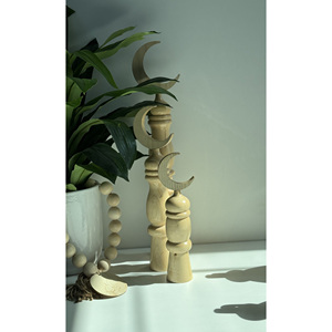 Adorno cautivador de la Media Luna de Ramadán, decoración de Luna islámica de estilo único para el centro de mesa del Festival Eid y el estilo interior - Product Image 2