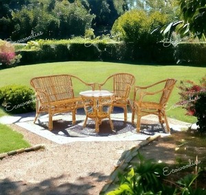 Nueva llegada de lujo moderno de madera de teca Patio jardín sofá conjuntos de muebles de exterior muebles de jardín al aire libre sofá conjunto de muebles de Patio - Product Image 4