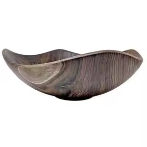 High Standard Wooden Serving <b>Bowl</b> for Home Decor & <b>Party</b> Use Eco-Friendly Custom Size Classic Style Crescent Crafts - Product Image 6