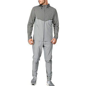 Best New Fashion Custom Made Reflective Spring Solid Windbreaker Polyester Track <b>Pants</b> Tracksuit <b>Shorts</b> Sets High Quality - Product Image 1