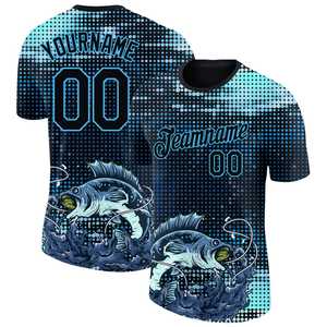 Long Sleeve Fishing Jersey Custom Printed Quick Dry Moisture Wicking UV Protection Sportswear Outdoor Fishing Apparel - Product Image 4