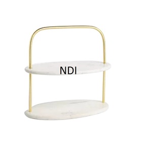 ชั้นวางเค้กผลไม้ปรับแต่งได้ทำด้วยมือปรับแต่งได้ใช้กับโต๊ะทานอาหารค่ำทำจากอลูมิเนียมเป็นมิตรต่อสิ่งแวดล้อม - Product Image 5