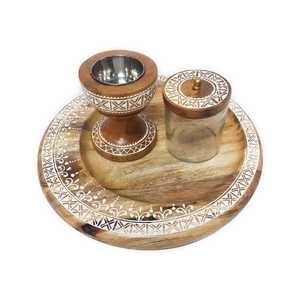 Nuevo soporte de caja de incienso de madera personalizado, quemador Bakhoor Mubakhra hecho a mano para hogar, oficina, mezquita, uso de fragancia para religiosos - Product Image 2