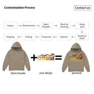 เสื้อสเวตเตอร์มีฮู้ดสำหรับผู้ชาย, สินค้ามาใหม่คอกลมแขนยาวผ้าฝ้าย100% เข้ารูปปกติดีไซน์ไฮสตรีทวินเทจ - Product Image 4