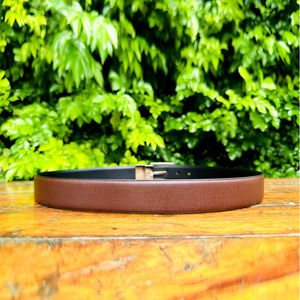 ชุดเดรสผู้ชายโบราณเข็มขัดหนังแท้แบบทางการเปิดกลับได้ปรับแต่งได้อย่างเต็มที่ด้วยทองเหลืองที่ทนทานสำหรับหัวเข็มขัด - Product Image 2