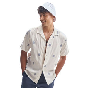 Chemise boutonnée à imprimé hawaïen floral personnalisé pour hommes pour l'été Hip Hop Tropical Beach manches courtes numérique surdimensionné solide - Product Image 1