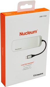 Kingston nucleum 7-in-1 USB-C HUB Bộ chuyển đổi bên ngoài với 4K cho hỗ trợ USB 3.0 SD <span class=keywords><strong>MicroSD</strong></span> thẻ vật liệu nhựa - Product Image 3