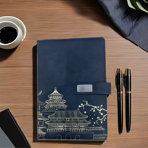 Cuadernos de tapa dura de cuero PU de alta calidad de Vietnam Estilo reflectante Éxito y liderazgo-Suministro a granel - Product Image 5