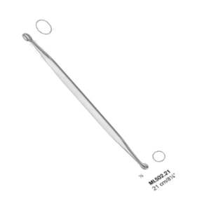 Volkmann-Curette orthopédique 21cm certifiée CE en acier inoxydable, instruments chirurgicaux manuels avec manche creux - Product Image 1