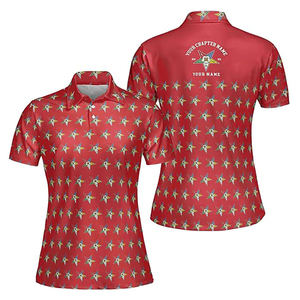 Ordre OES personnalisé de l'étoile de l'Est maçonnique multicolore femmes Polo chemise de haute qualité sur mesure à manches courtes polos - Product Image 1