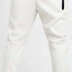 Diseño OEM 69% algodón 31% poliéster blanco hombres Tech Fleece chándal con cremallera completa Sudadera con capucha Joggers pantalones de chándal - Product Image 5