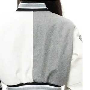 2023 Wholesale Custom Logo Varsity College <b>Jackets</b> Men Women High Fabric Plus Size Plain Letterman Varsity <b>Jackets</b> Manufactured - Product Image 5