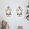Juego de 2 Portavelas de Pared Metálicos Raayan International IK-295 para Decoración del Hogar, 1 Color, Hechos en India, Colgantes para Navidad - Product Image 4